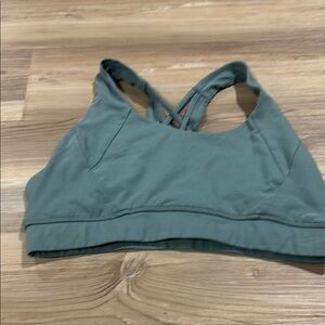 Women's Green Sports Bra